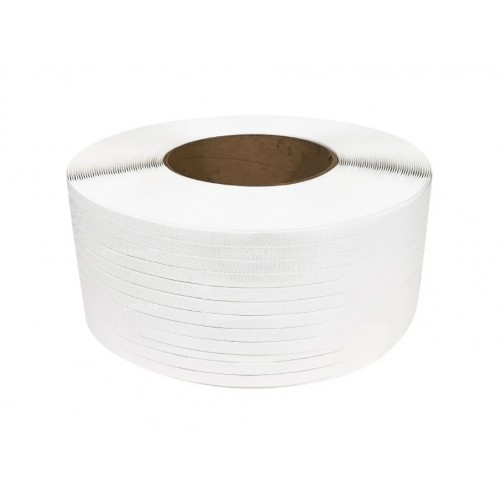 лента упаковочная 15*1*1200м, полуавтомат, белая(6шт)
