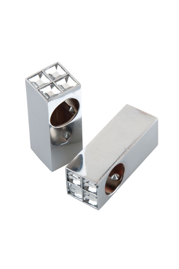 Держатель рейлинга Crystal хром со стразами RAT-20 KIT