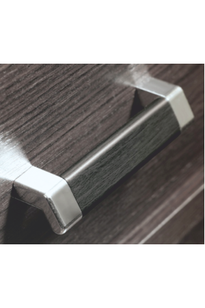 Ручка мебельная скоба С16 256мм металлик/клен