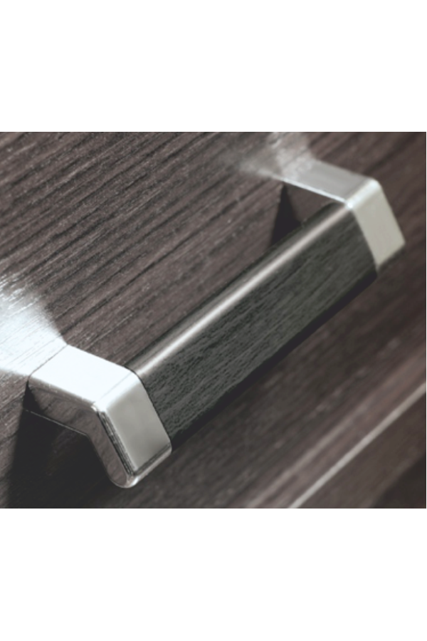 Ручка мебельная скоба С16 256мм металлик/клен