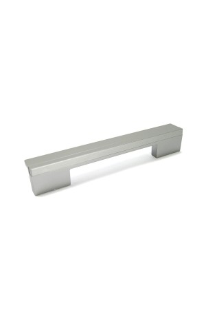 Ручка мебельная скоба С17 96-128мм металлик/металлик