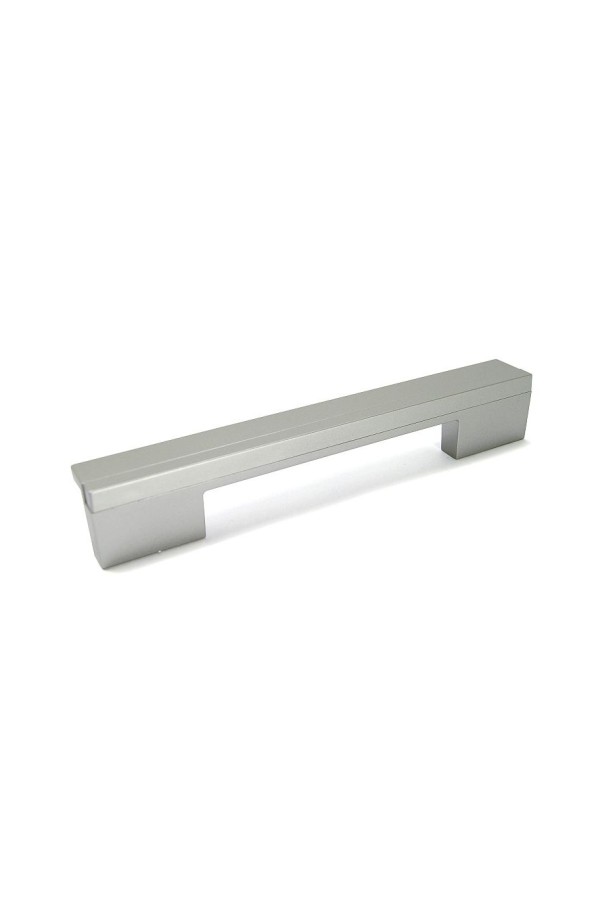 Ручка мебельная скоба С17 96-128мм металлик/металлик