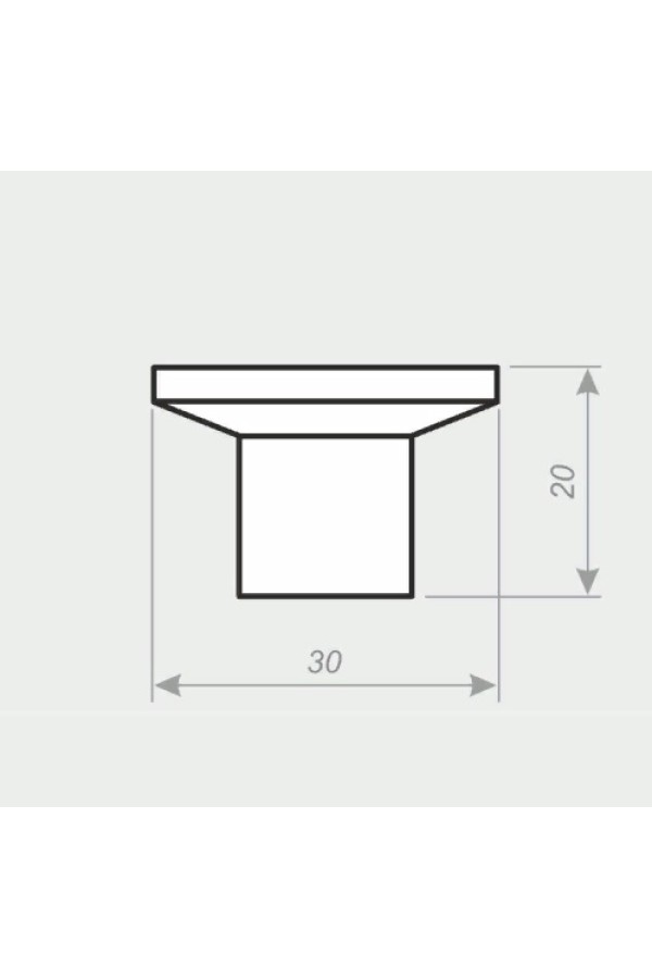 Ручка мебельная кнопка К6 металлик(3)