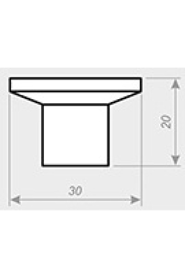Ручка мебельная кнопка К6 золото