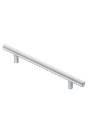Ручка мебельная рейлинг 128мм хром матовый RE1008/128/188 Fit