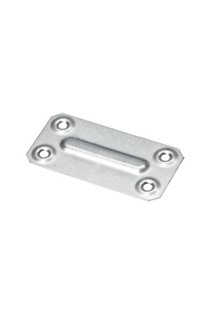 003/Z пластина металличская  35*70 с 4-мя отверстиями, цинк