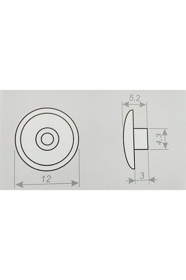 Заглушка для евровинта №20 салатовый