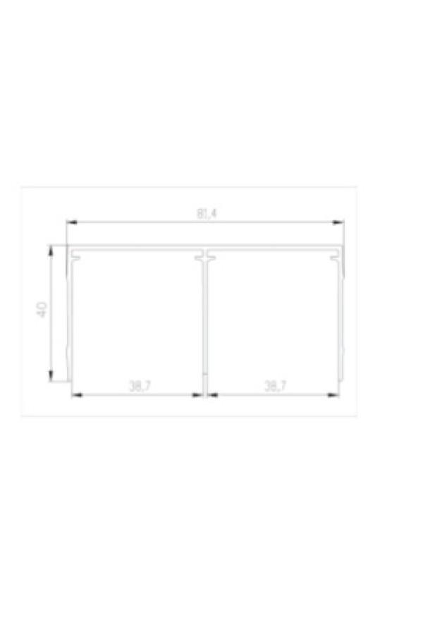 Направляющая верхняя карельская береза 5,4м для шкафов купе Aristo