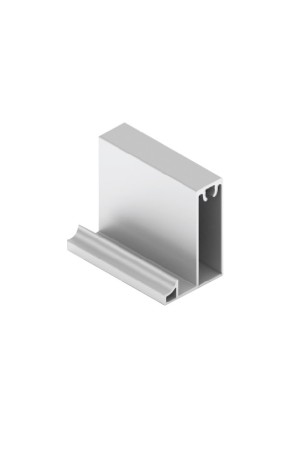Рамка нижняя широкая Slim Line хром матовый 5,4м Aristo