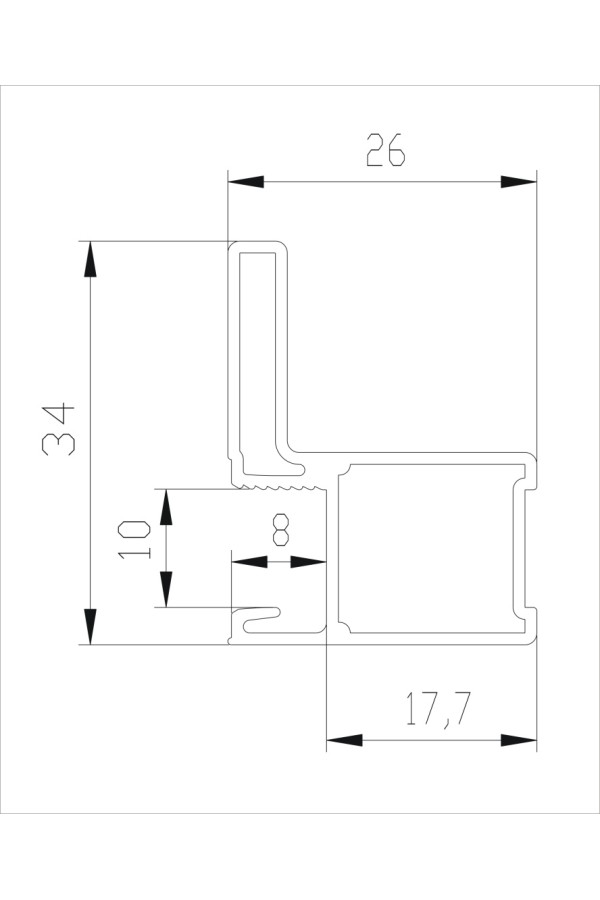 Аристо/ванильный кашемир вертик профиль I (5,4м)  (10) /AS0639.VP540.VCVPV.RA