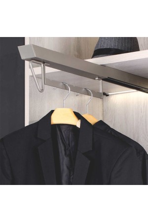 Firmax выдвижная вешалка 450мм,серый/FRM5809.01