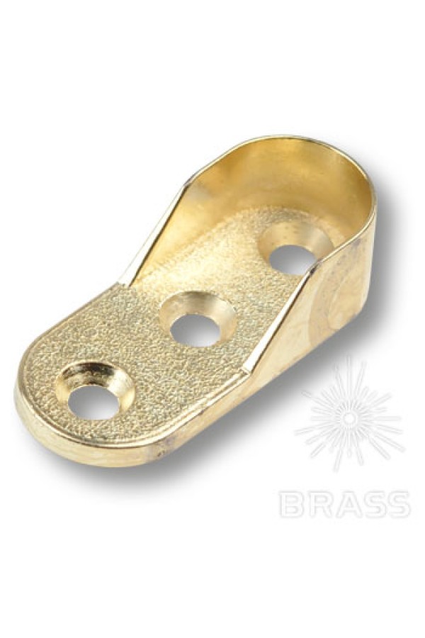 Штангодержатель боковой овальный, золото Brass 01562