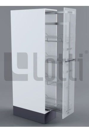 Выкатной пенал 5 ярусов 495*240*(1530-1760)мм LS5/300P/NS