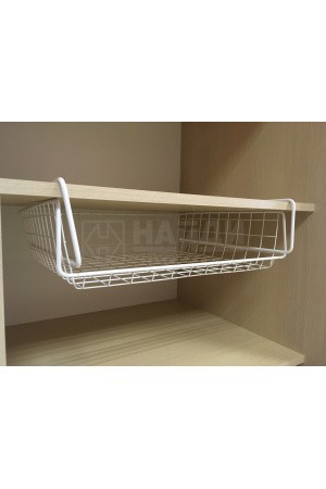 Корзина навесная 120*400*450мм белая KN-120*400*450.01