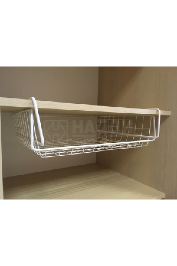 Корзина навесная 120*400*450мм белая KN-120*400*450.01