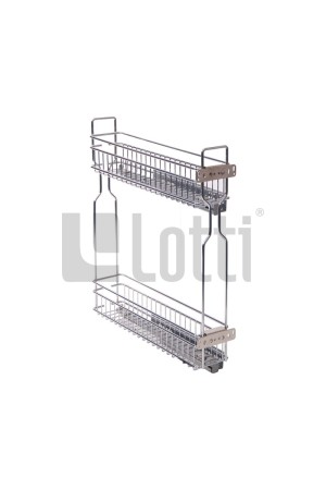 Бутылочница 200мм правая с доводчиком хром LS2/200IR/D Lotti