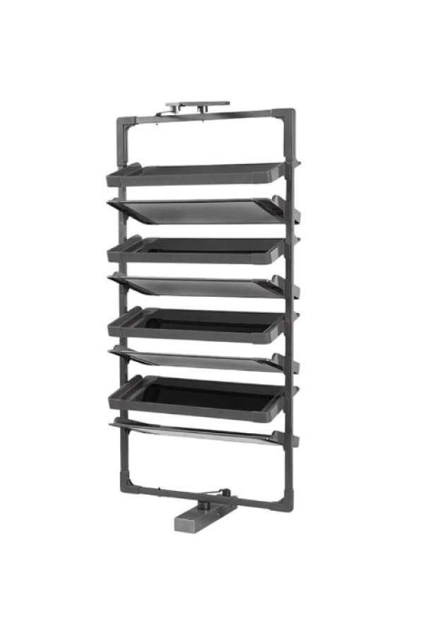 Полка для обуви вращающаяся 8-ми уровневая 800мм, коричневый