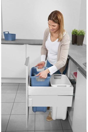 выдвижная система Laundry Carrier в базу 500мм с 2 корзинами для белья/3270511