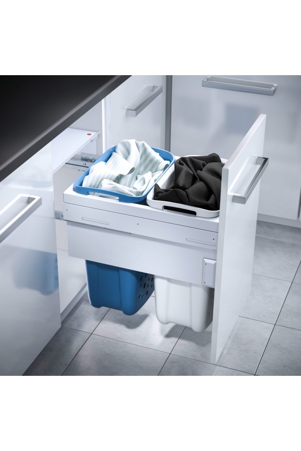 выдвижная система Laundry Carrier в базу 500мм с 2 корзинами для белья/3270511