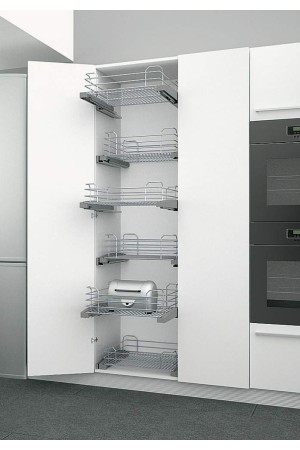 корзина выдвижная 450мм SIGE PREZENTA с доводчиком 414х500х220мм, хром /120H03212