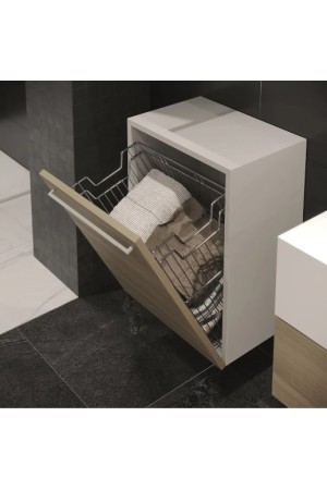 корзина сотовая для белья 430х290х500мм, хром, Starax/S-8115-C
