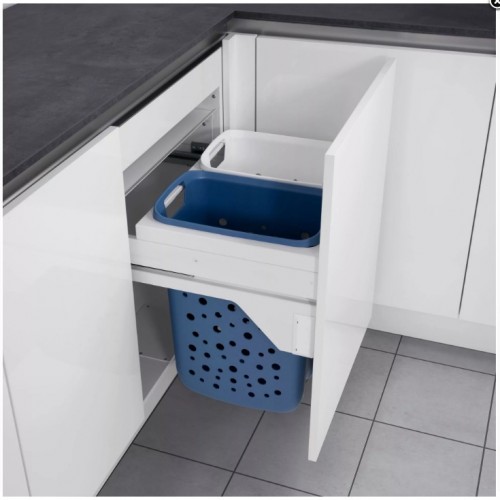выдвижная система Laundry Carrier в базу 600мм с 2 корзинами для белья/3270-69