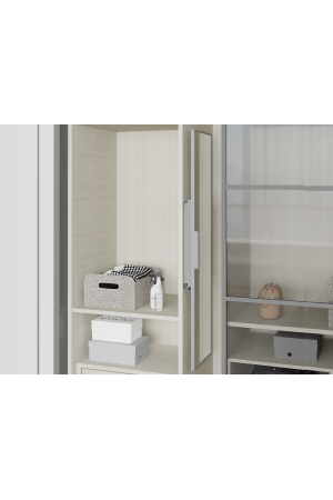 зеркало выкатное поворотное STARAX в базу 200мм(120х340х1300), серый/S-6612-G