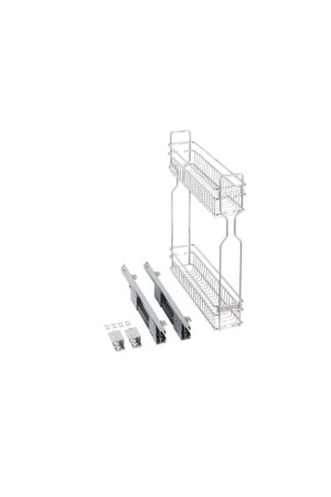 бутылочница 150мм, 2 яруса, правая, хром, Firmax Smartline/FRM1500.15R