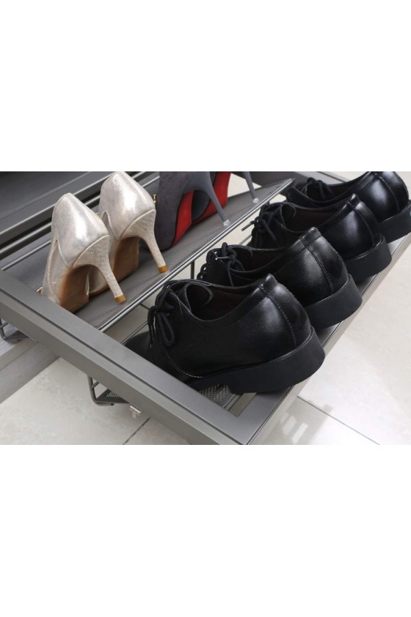 Firmax полка для обуви выдвижная 900 мм (864х420х160) серый/FRM5804.864.01