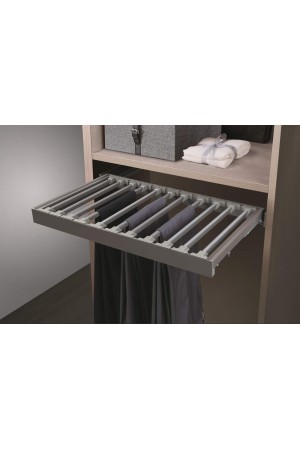 Firmax выкатная вешалка для брюк 700мм, серый/FRM5806.664.01