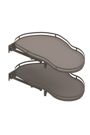 уголок волшебный Optima ERGO 800мм (800*411*520мм), c доводчиком, правый, графит/WE36.0002.43.ID4