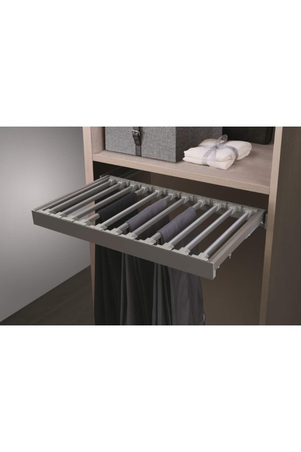 Firmax выкатная вешалка для брюк 600мм, серый/FRM5806.564.01