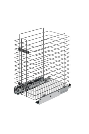 корзина сотовая для белья 340х470х550мм, хром, Starax/S-8053-C