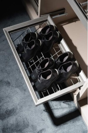 Firmax СORA выдвижная обувница 600мм, серый/FRM5704.564.01