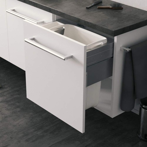 выдвижная система Laundry Carrier Small в базу 600мм, 37л, белая/3270621