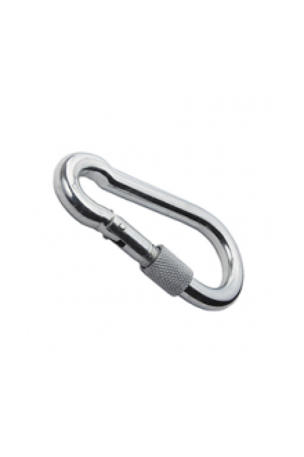 карабин с фиксатором 14 цинк