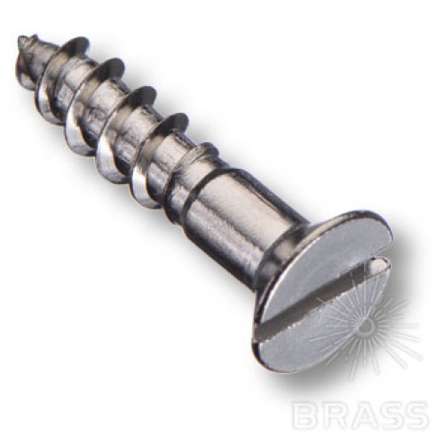 Brass шуруп с потайной головкой прямой шлиц DIN 97, А2 3,5x16 PU=S