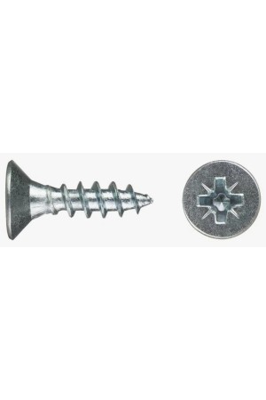 саморез 4*12, универ. острый, белый цинк /1000