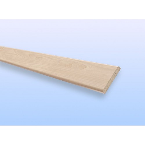 накладка МДФ №11 / 4*25*2440 ПВХ эмаль ваниль 1006