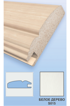 профиль № 34/ 21*60*8*2800 ПВХ белое дерево SO115