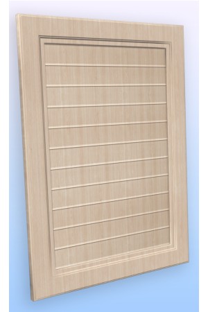 вставка фасадная №100/ 8*42*2800 ПВХ белое дерево SO115
