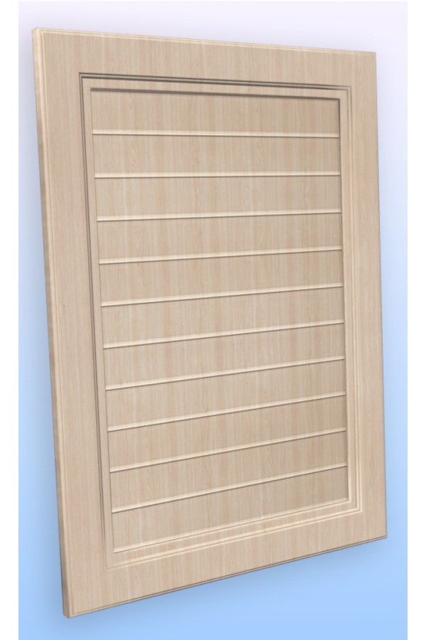 вставка фасадная №100/ 8*42*2800 ПВХ белое дерево SO115