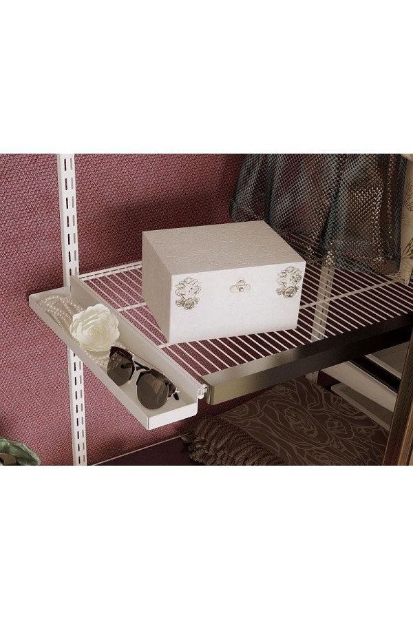 Полка боковая серия 360 металлик для гардеробной системы Aristo