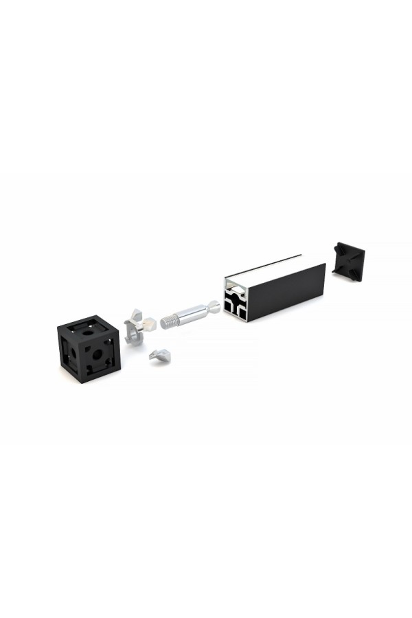 Аристо QB/рассеиватель для профиля, чёрный матовый 2,7м