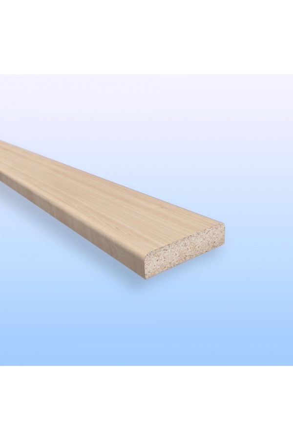 накладка МДФ №10(25) / 6*25*2800 белый 116