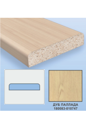 вкладка на стекло № 98/ 4*18*2440 МДФ бук 5113