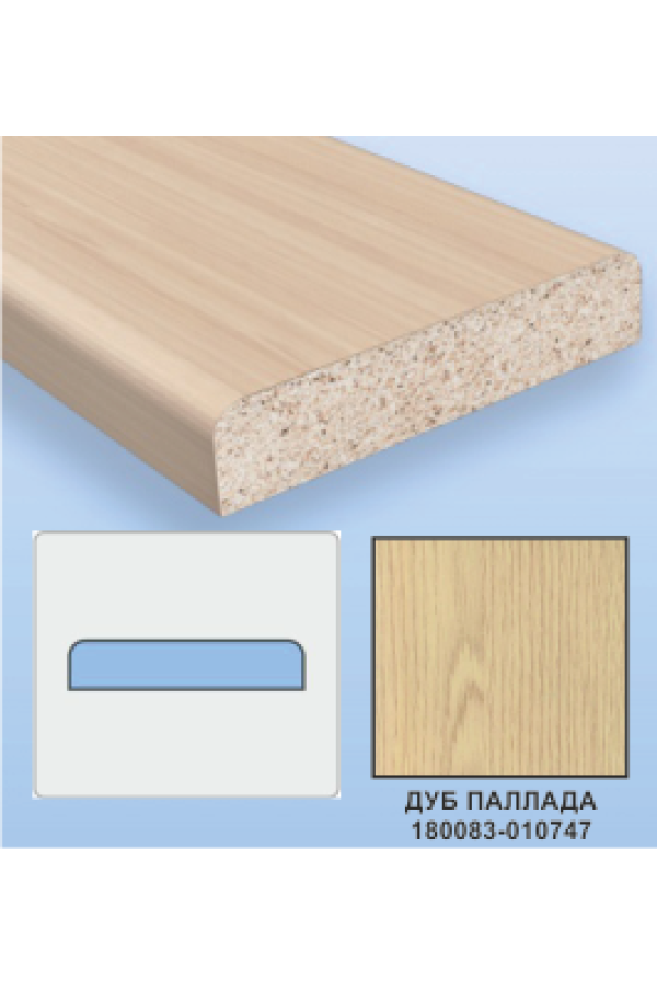 вкладка на стекло № 98/ 4*18*2440 МДФ бук 5113