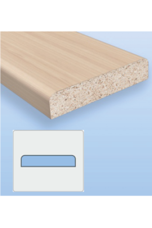 вкладка на стекло № 98/ 4*18*2440 МДФ арктик 3D (9014210)