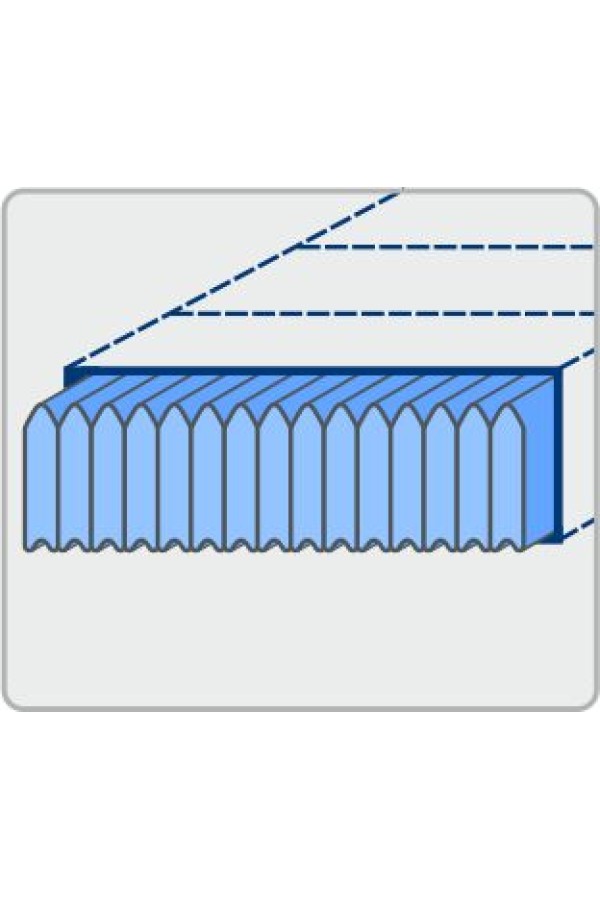 вставка фасадная № 99/ 8*36*2800 МДФ орех итальянский