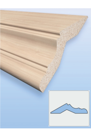 карниз № 104/ 25*120*2800 МДФ ноче экко